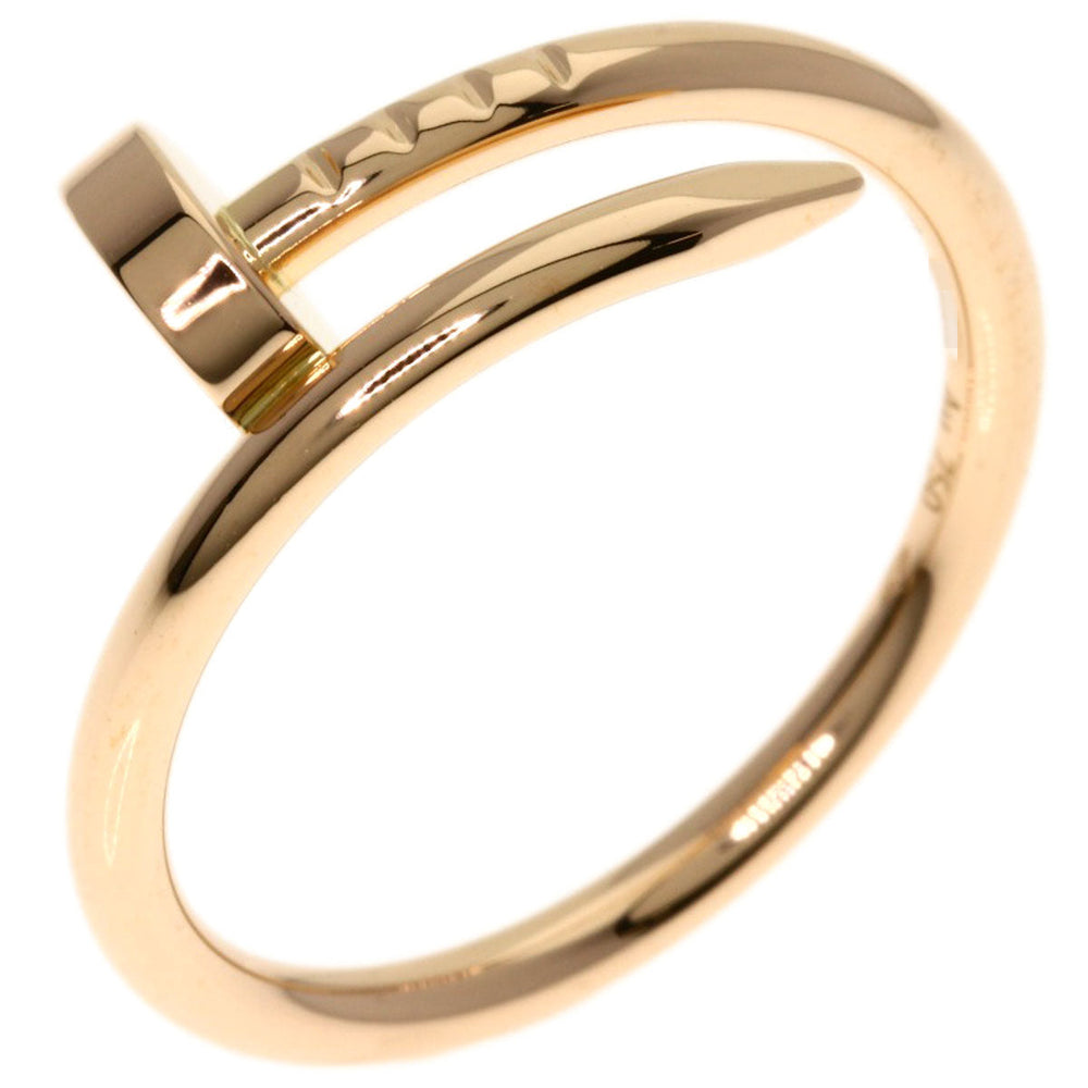 CARTIER Ring 18K Pink Gold gold Juste Uncre Small #51