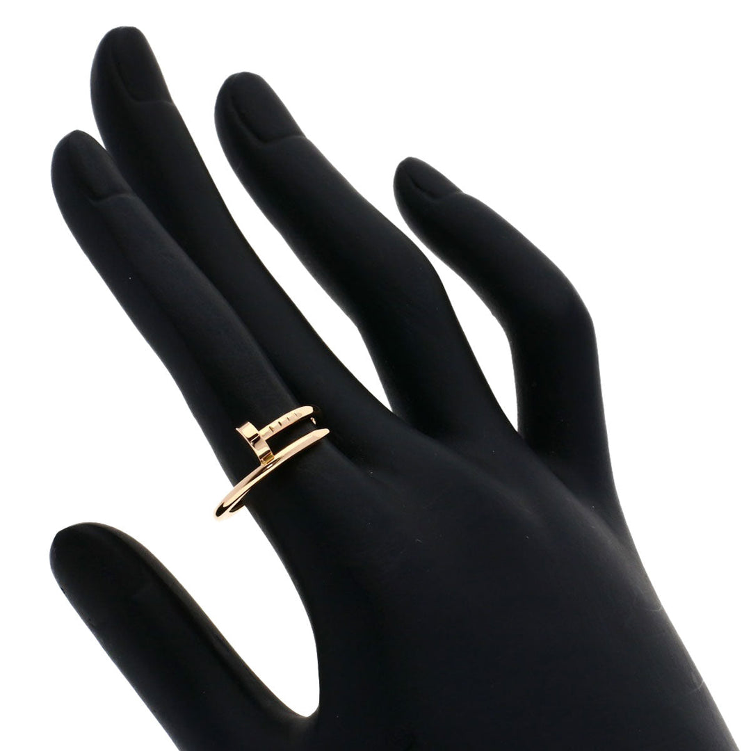 CARTIER Ring 18K Pink Gold gold Juste Uncre Small #51