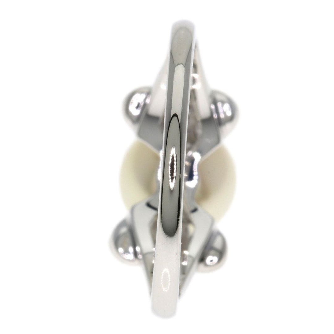 MIKIMOTO Ring PT950 Silver Pearl pearl diamond