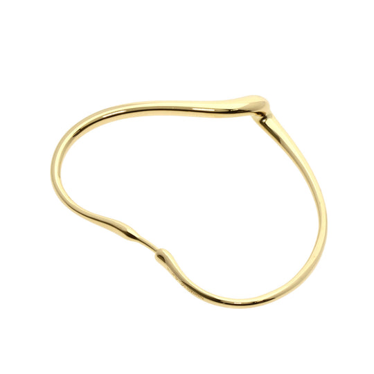TIFFANY&Co. Pierce 18K Yellow Gold gold Open heart hoop large one side only