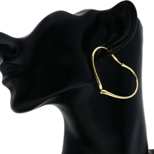 TIFFANY&Co. Pierce 18K Yellow Gold gold Open heart hoop large one side only