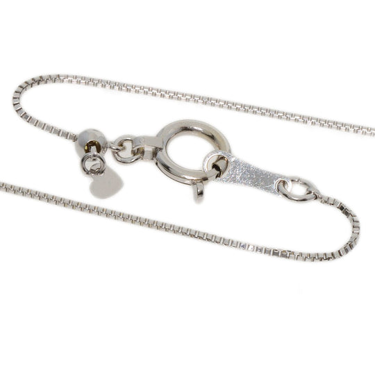 MIKIMOTO Necklace K18WG Silver Pearl Diamond Ruby Sapphire