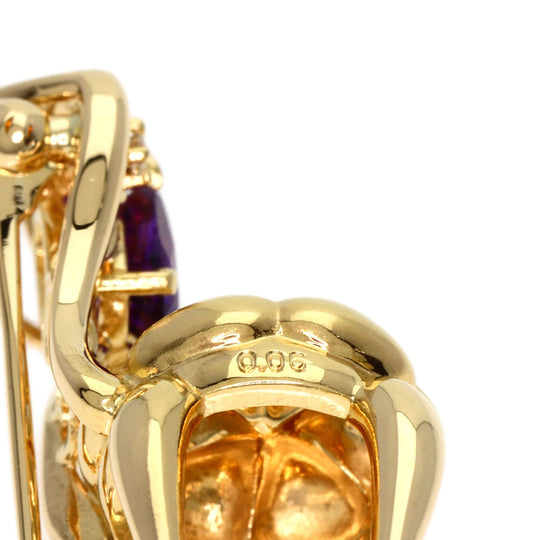 TASAKI Brooch 18K Yellow Gold gold Chair Diamond Amethyst