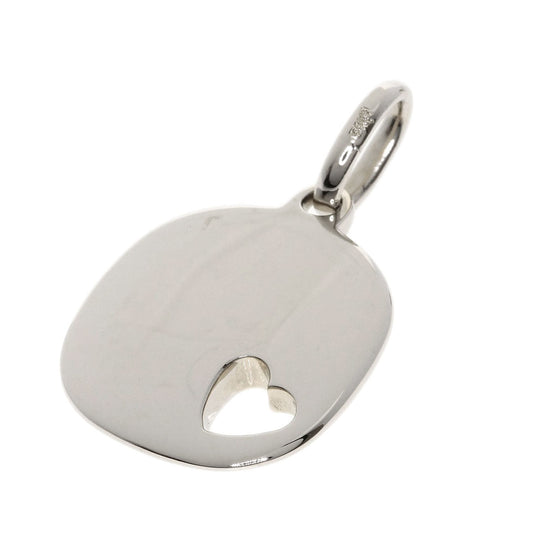 Pomellato Pendant top K18WG Silver heart