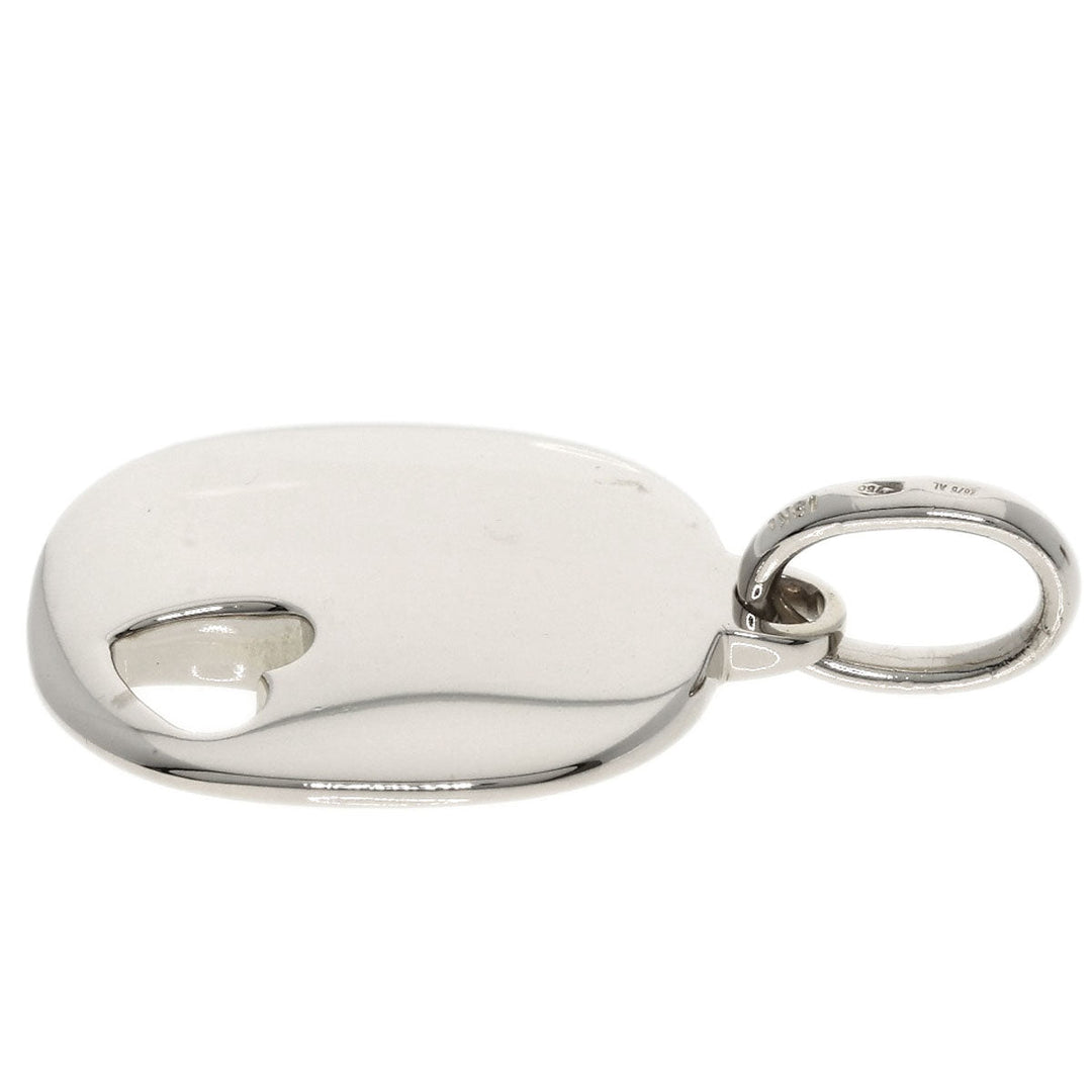 Pomellato Pendant top K18WG Silver heart