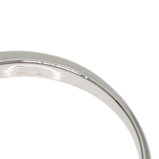 HARRY WINSTON Ring PT950 Silver Solitaire Round Face 1P Diamond