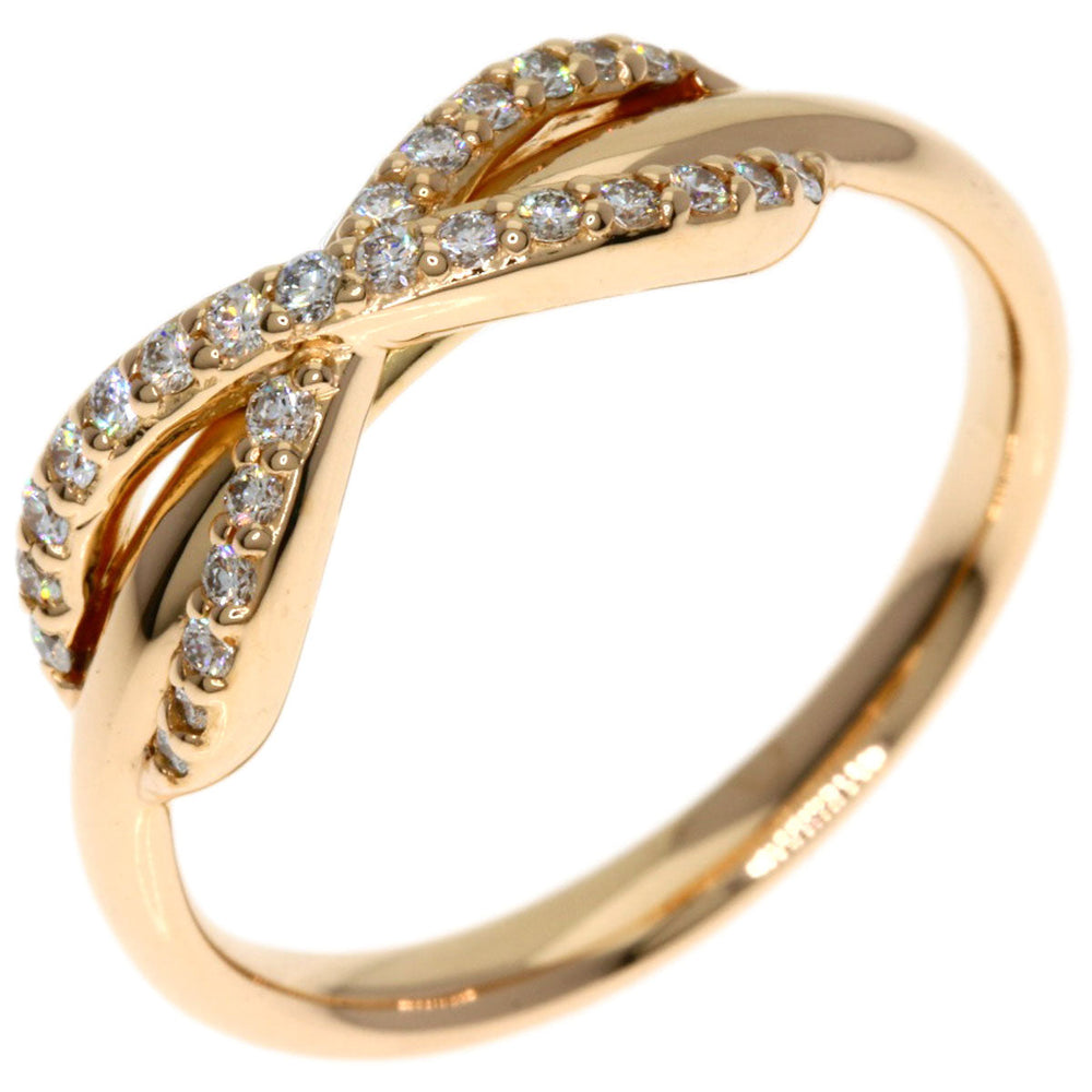 TIFFANY&Co. Ring 18K Pink Gold gold Infinity Diamond