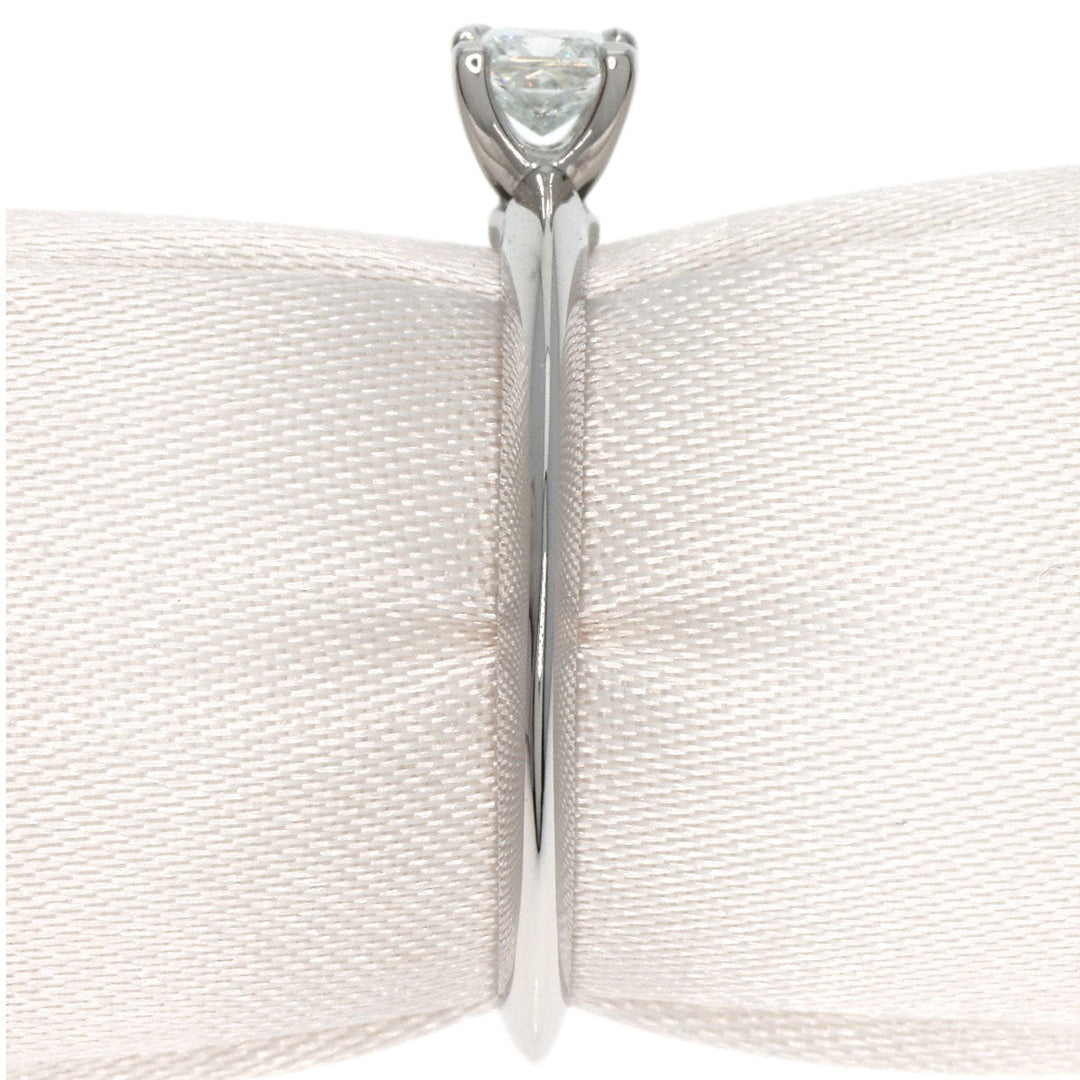 TIFFANY&Co. Ring PT950 Silver Princess Cut Diamond