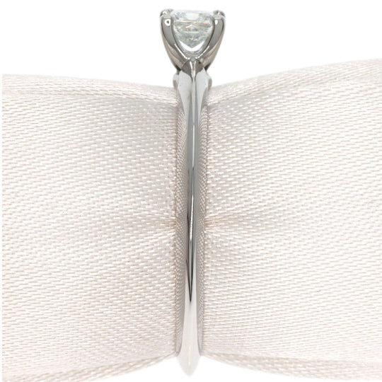 TIFFANY&Co. Ring PT950 Silver Princess Cut Diamond