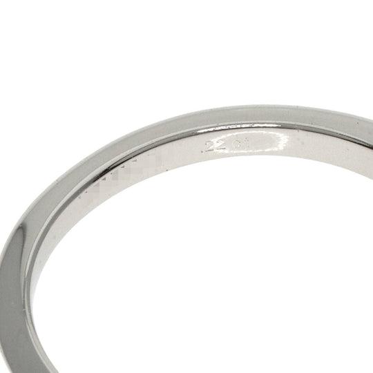 TIFFANY&Co. Ring PT950 Silver Princess Cut Diamond