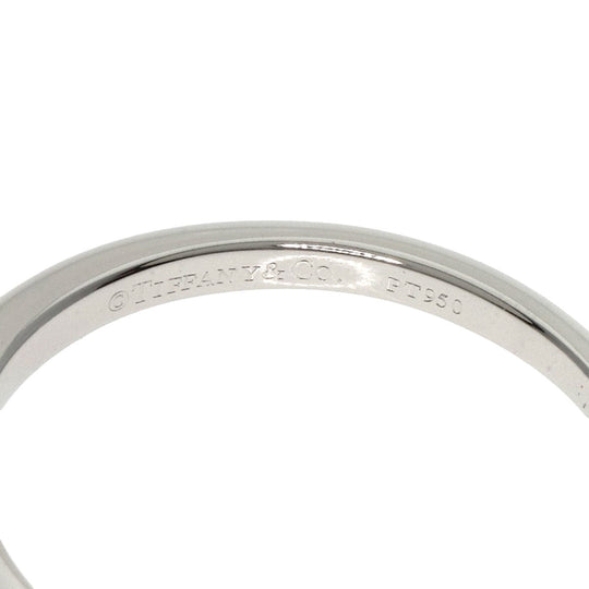 TIFFANY&Co. Ring PT950 Silver Princess Cut Diamond