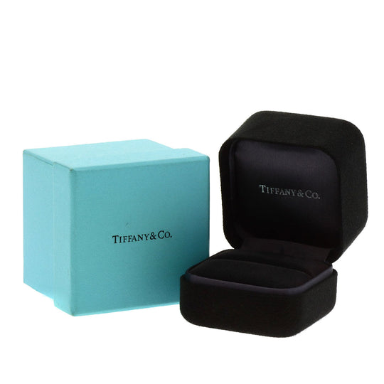 TIFFANY&Co. Ring PT950 Silver Princess Cut Diamond