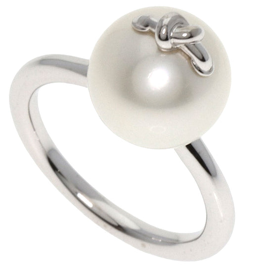 TASAKI Ring K18WG Silver Melanie Georgacopoulos Collection Knot