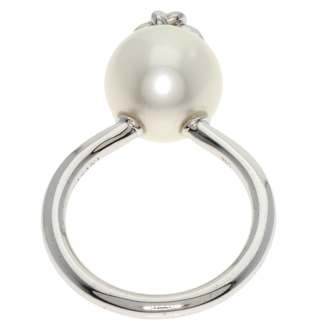 TASAKI Ring K18WG Silver Melanie Georgacopoulos Collection Knot