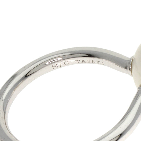 TASAKI Ring K18WG Silver Melanie Georgacopoulos Collection Knot