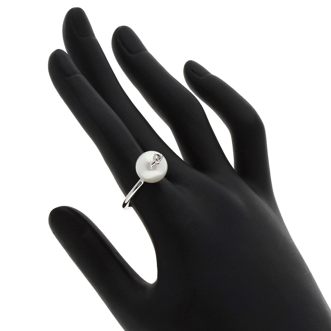 TASAKI Ring K18WG Silver Melanie Georgacopoulos Collection Knot