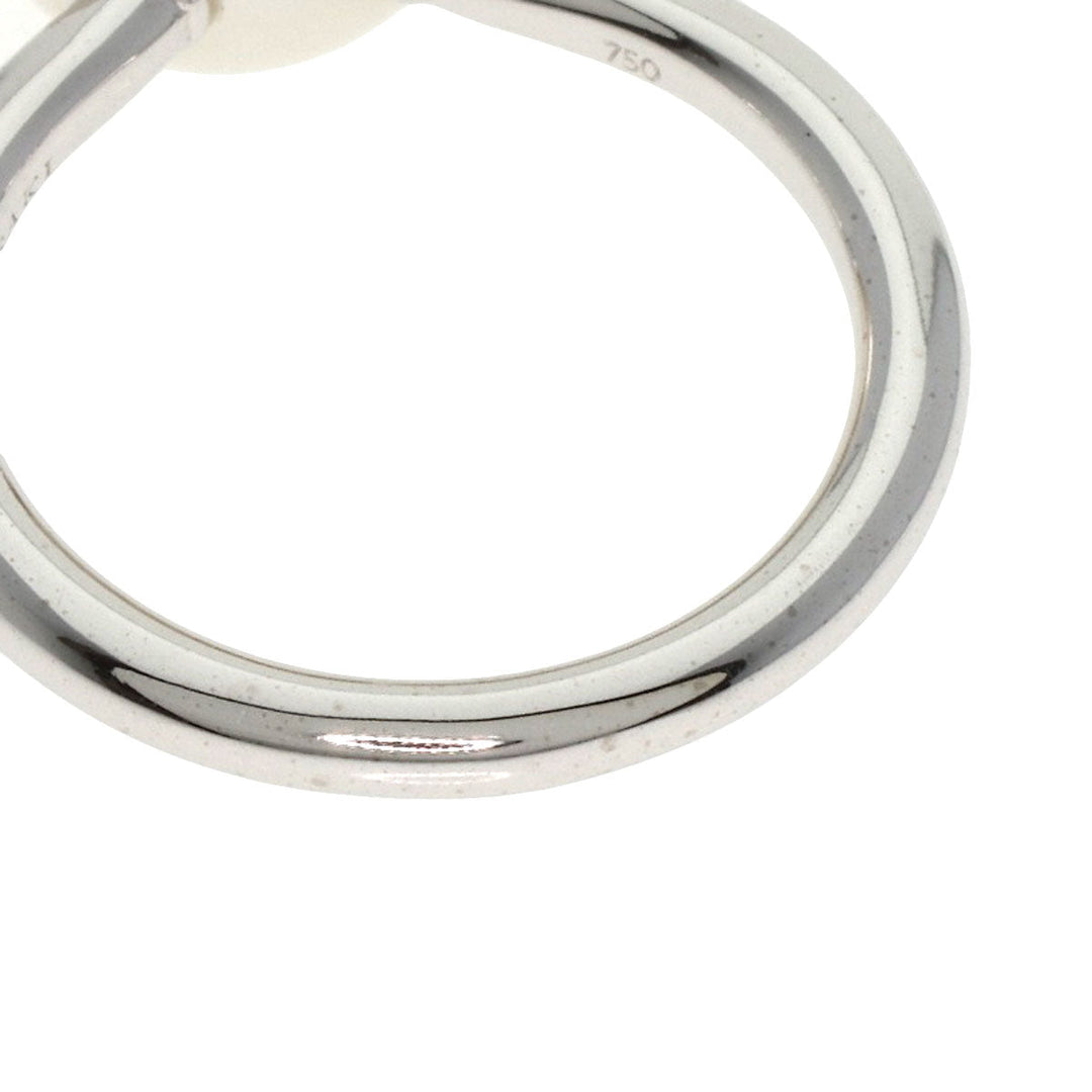 TASAKI Ring K18WG Silver Melanie Georgacopoulos Collection Knot