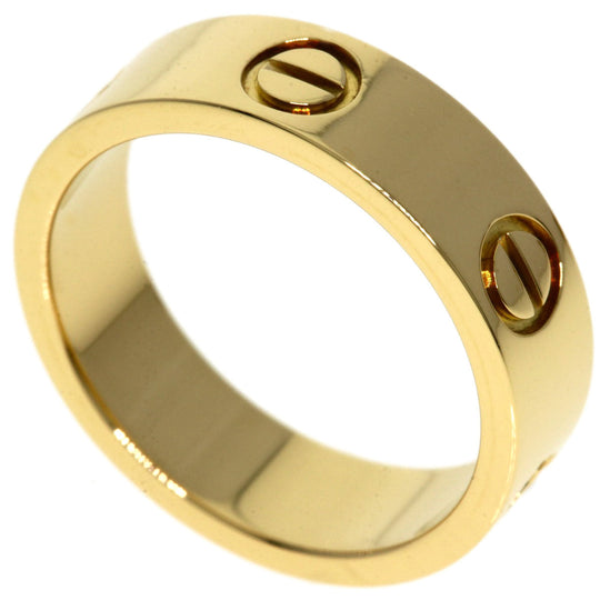CARTIER Ring 18K Yellow Gold gold Love Ring #53 Women Used Authentic