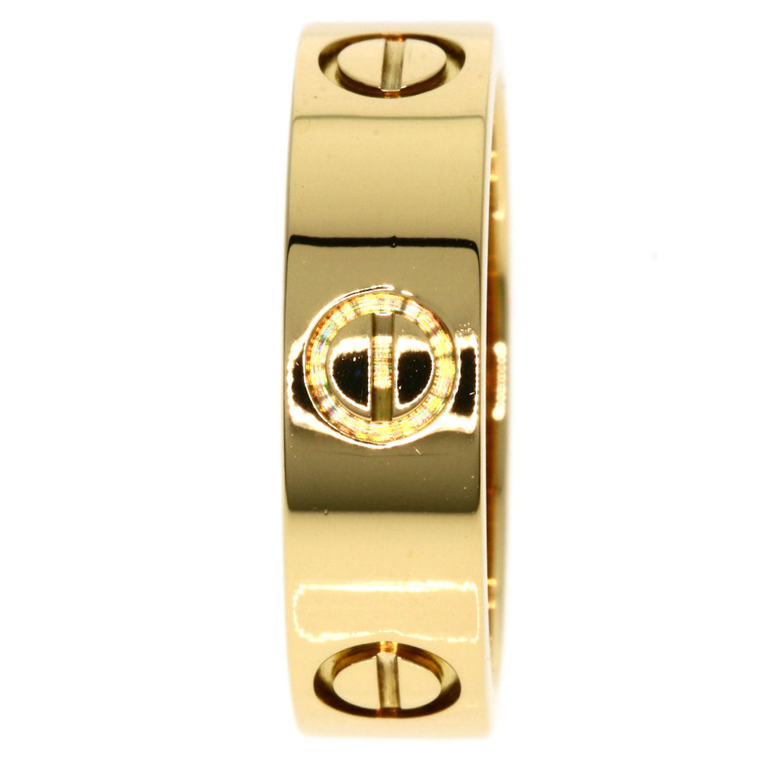 CARTIER Ring 18K Yellow Gold gold Love Ring #53 Women Used Authentic