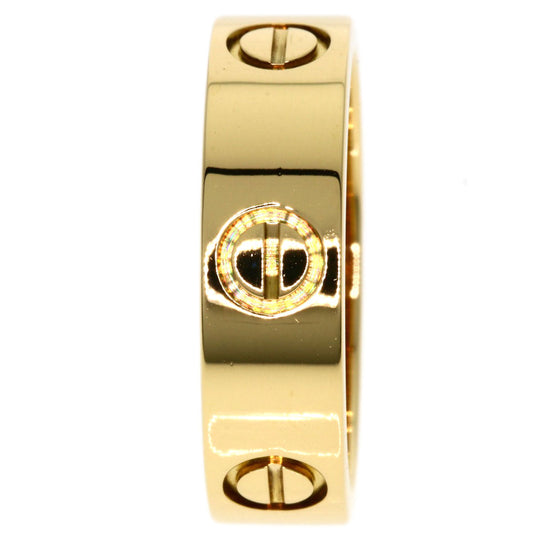 CARTIER Ring 18K Yellow Gold gold Love Ring #53 Women Used Authentic