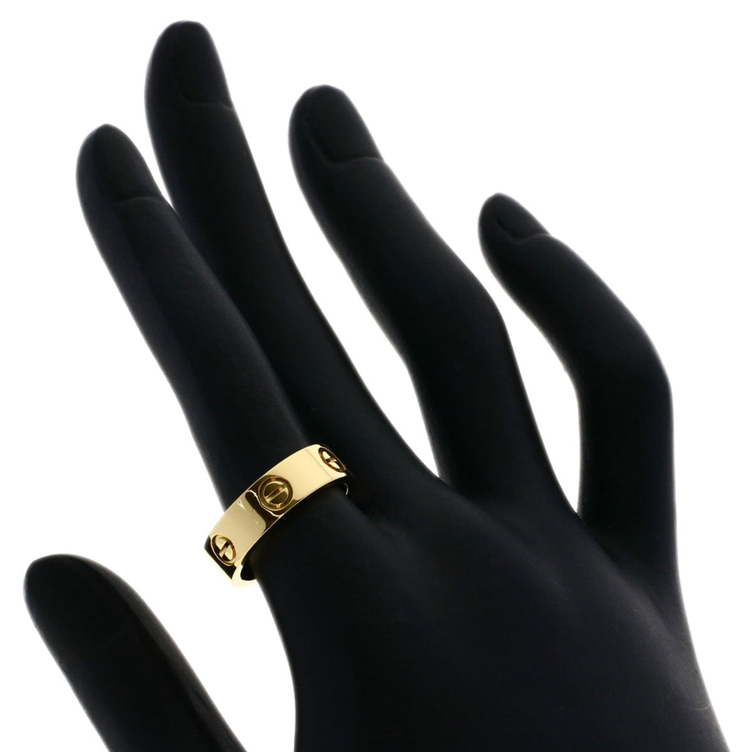 CARTIER Ring 18K Yellow Gold gold Love Ring #53 Women Used Authentic