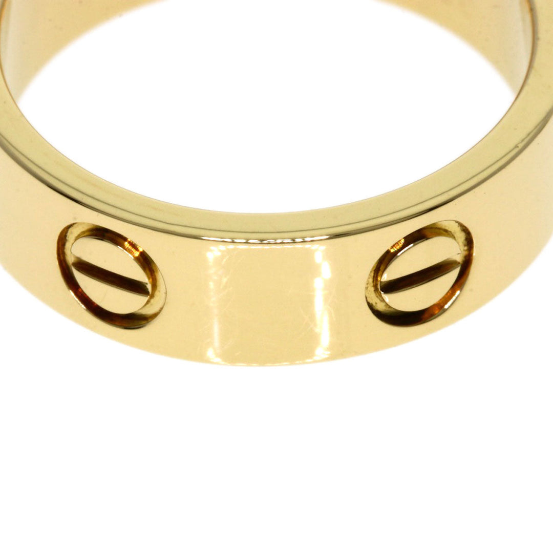 CARTIER Ring 18K Yellow Gold gold Love Ring #53 Women Used Authentic