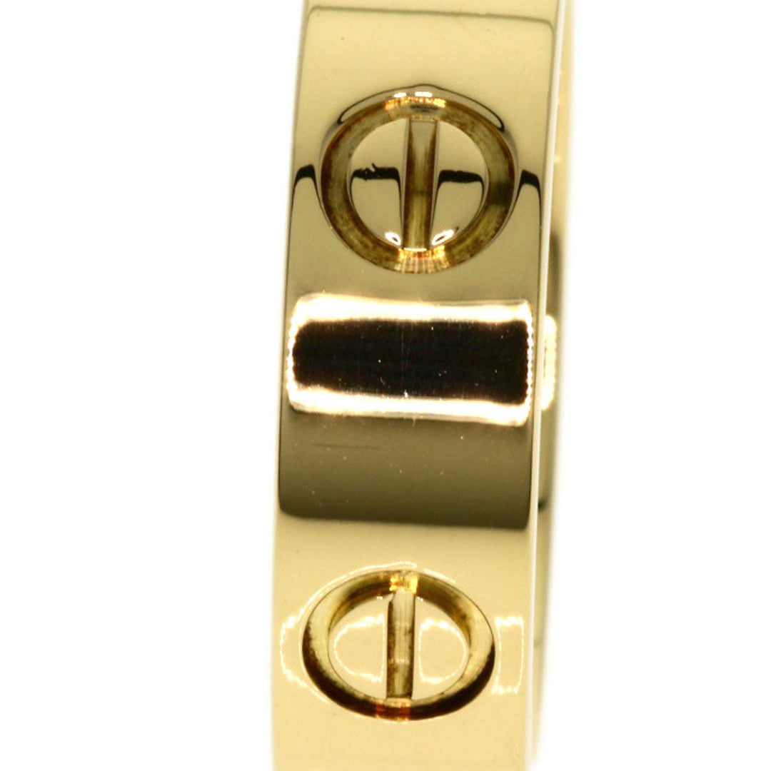 CARTIER Ring 18K Yellow Gold gold Love Ring #53 Women Used Authentic