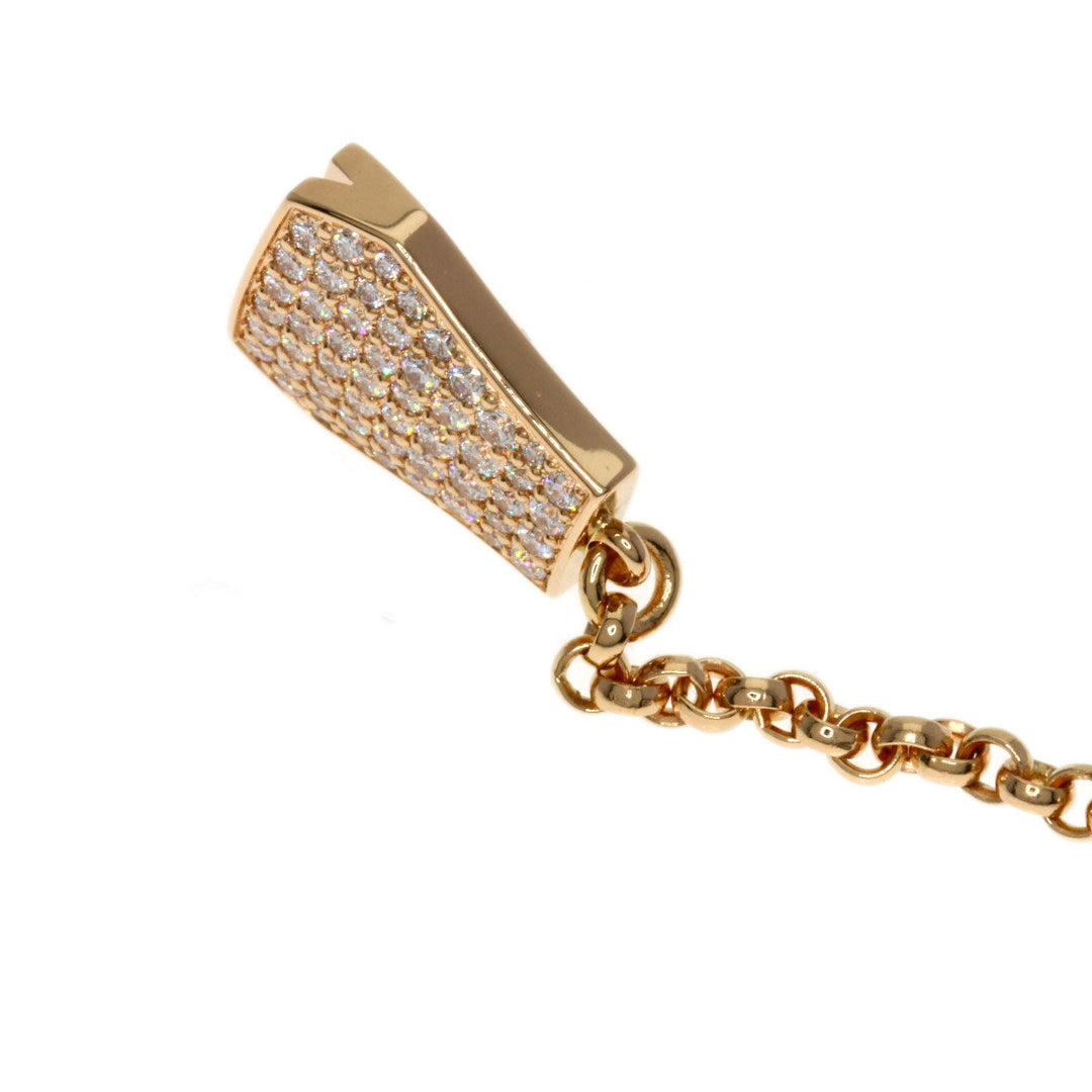 HERMES Pierce 18K Pink Gold gold Kelly Clochette Diamonds