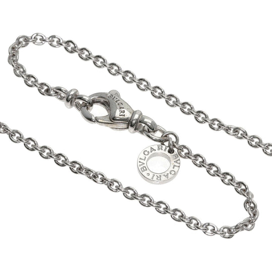 BVLGARI Necklace K18WG Silver B-zero1 B-zero one Women Used Authentic