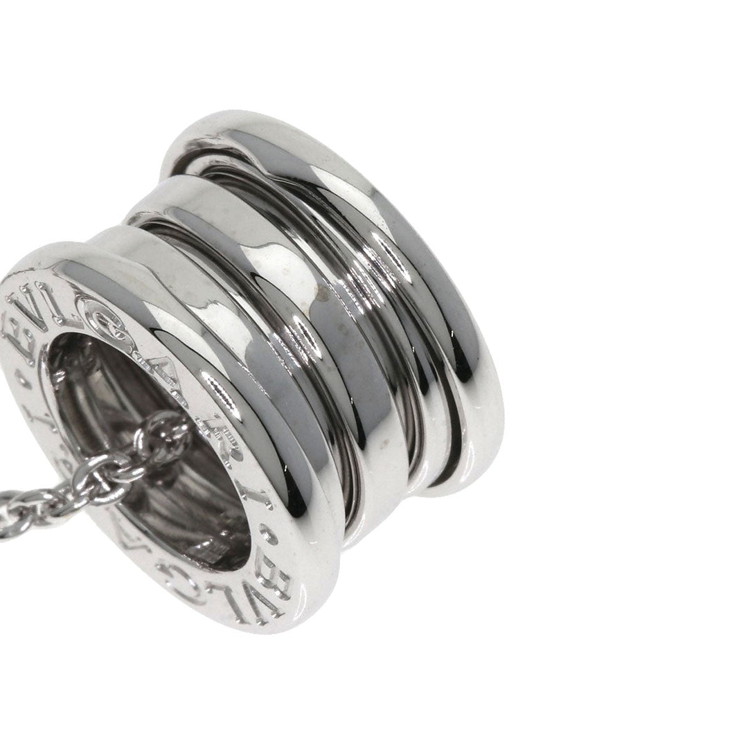 BVLGARI Necklace K18WG Silver B-zero1 B-zero one Women Used Authentic