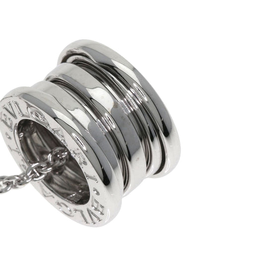 BVLGARI Necklace K18WG Silver B-zero1 B-zero one Women Used Authentic
