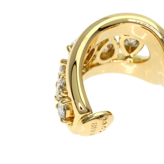 MIKIMOTO Earring 18K Yellow Gold gold Pear shape diamond Women Used Authentic