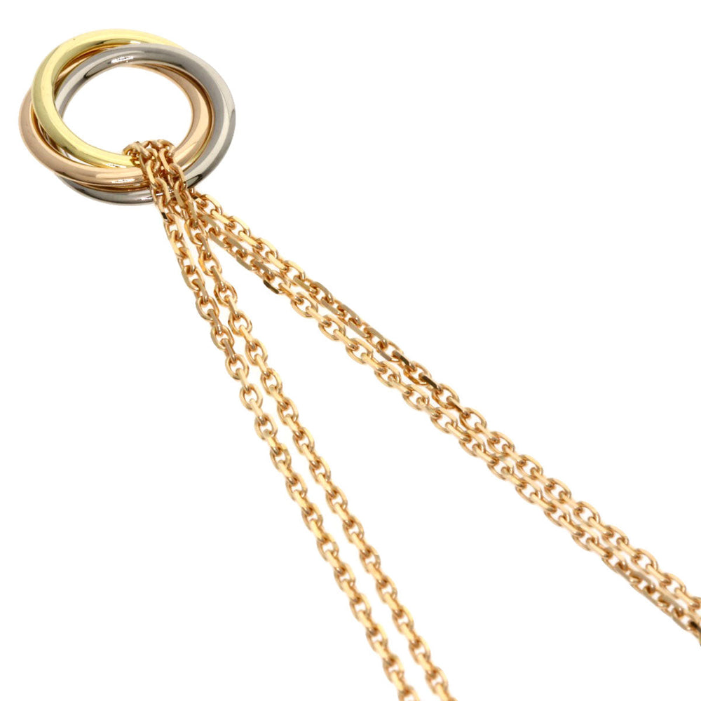 CARTIER Necklace 18K Pink Gold gold Sweet Trinity Women Used Authentic