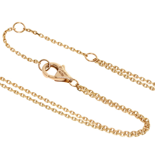 CARTIER Necklace 18K Pink Gold gold Sweet Trinity Women Used Authentic