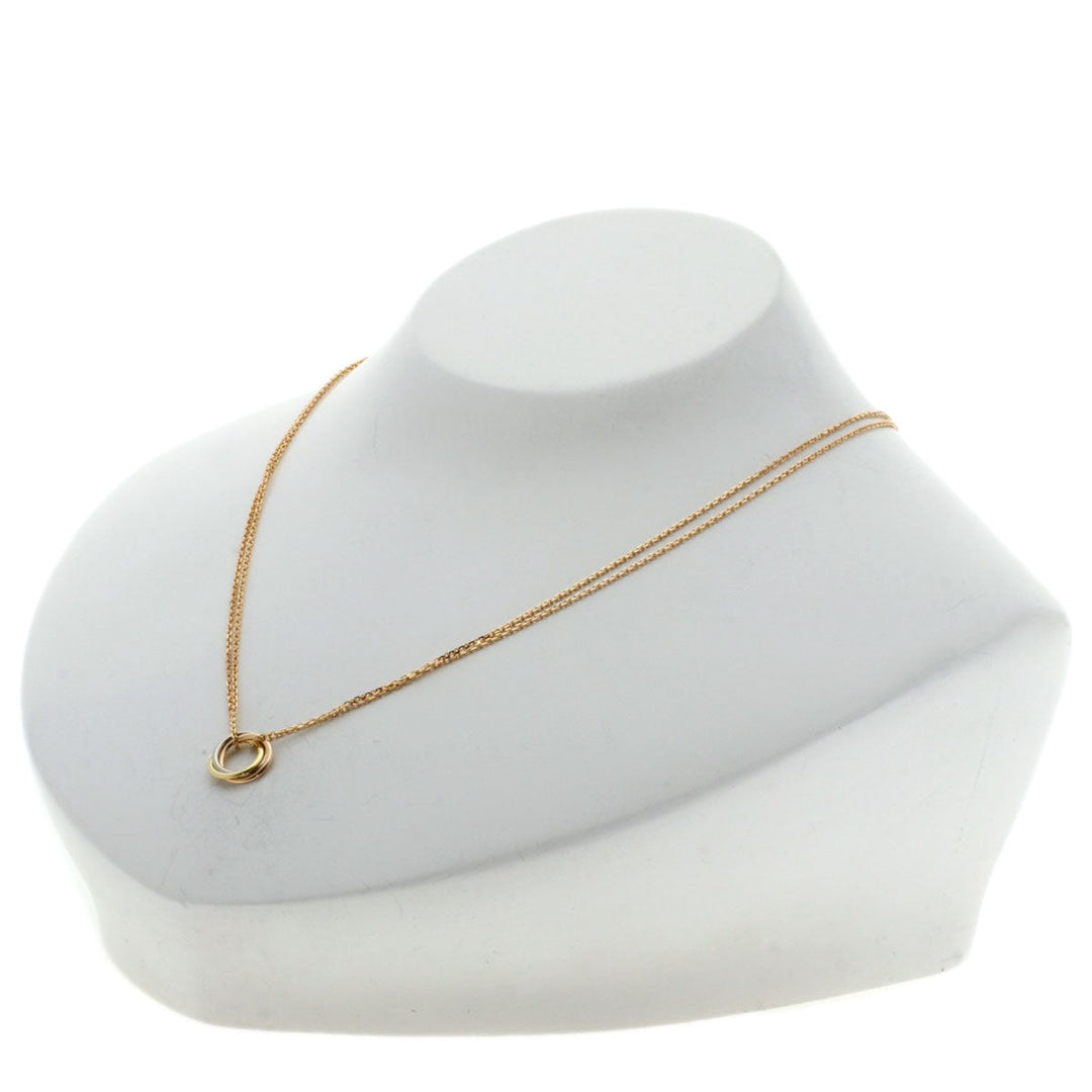 CARTIER Necklace 18K Pink Gold gold Sweet Trinity Women Used Authentic