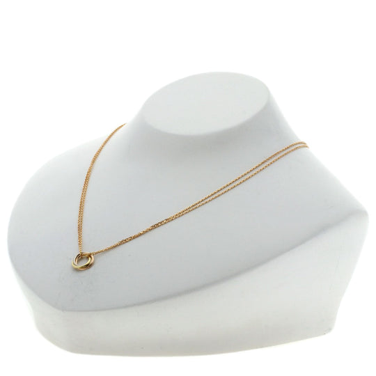 CARTIER Necklace 18K Pink Gold gold Sweet Trinity Women Used Authentic