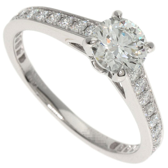 GRAFF Ring PT950 Silver diamond Women Used Authentic