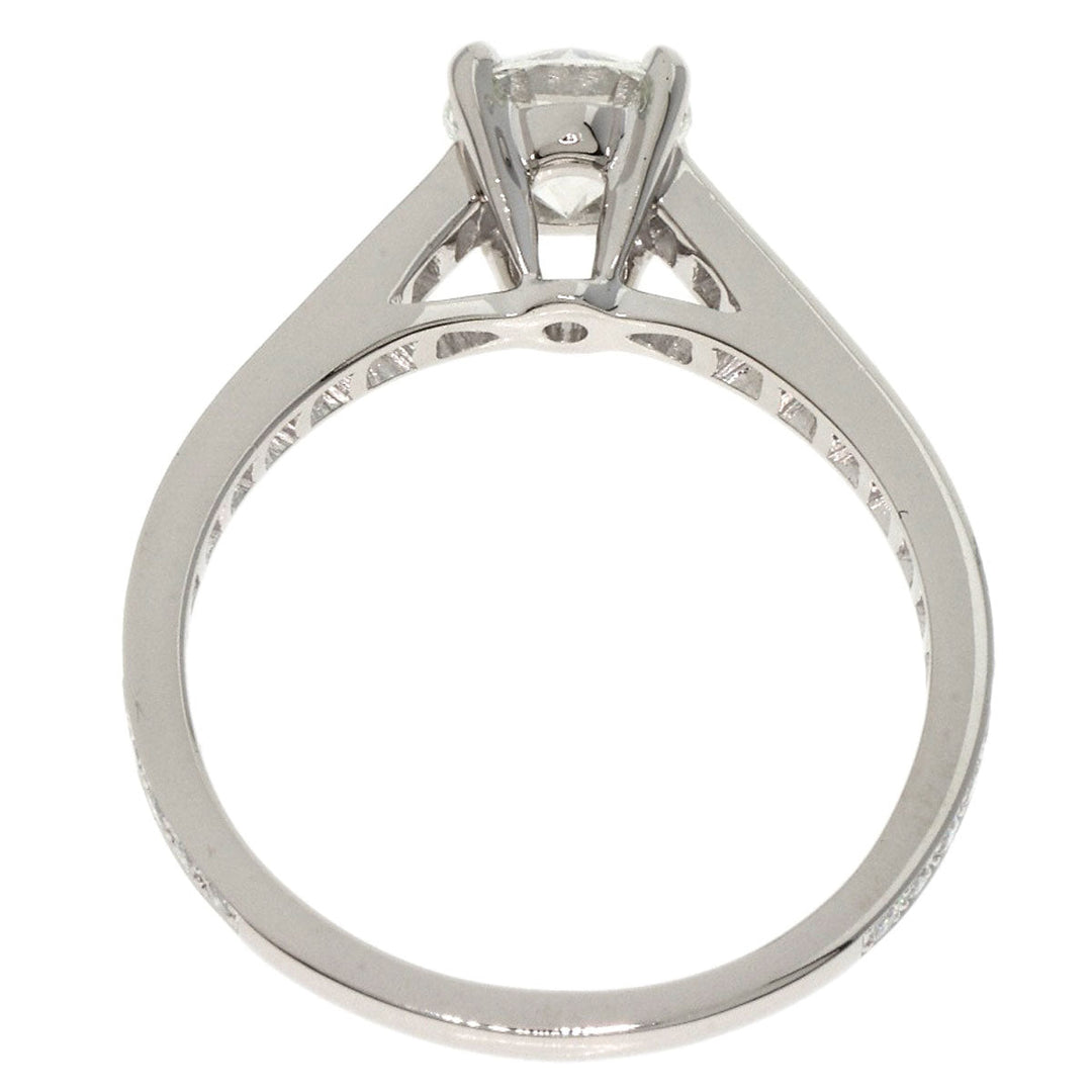 GRAFF Ring PT950 Silver diamond Women Used Authentic
