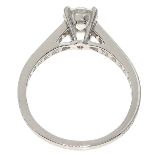 GRAFF Ring PT950 Silver diamond Women Used Authentic