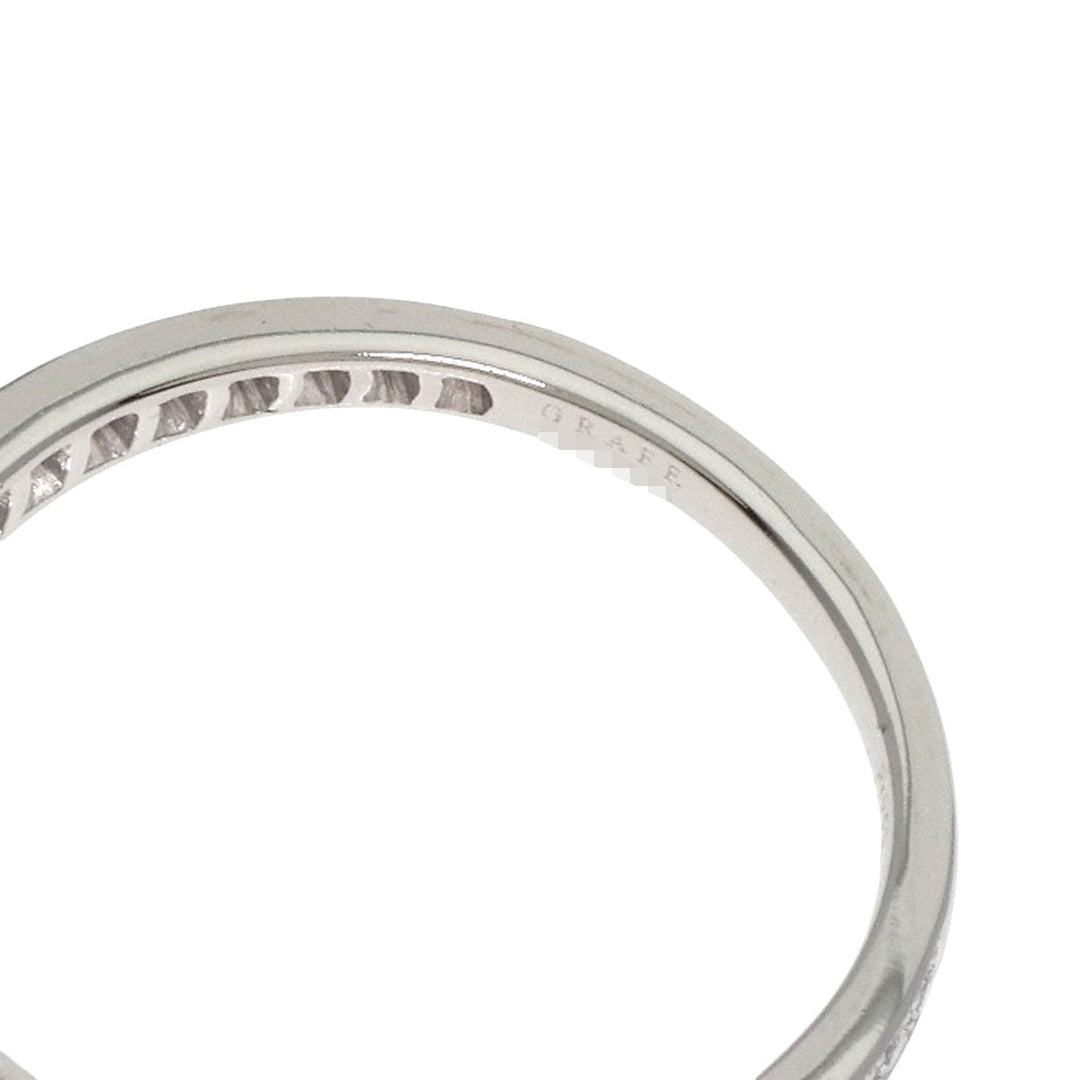 GRAFF Ring PT950 Silver diamond Women Used Authentic