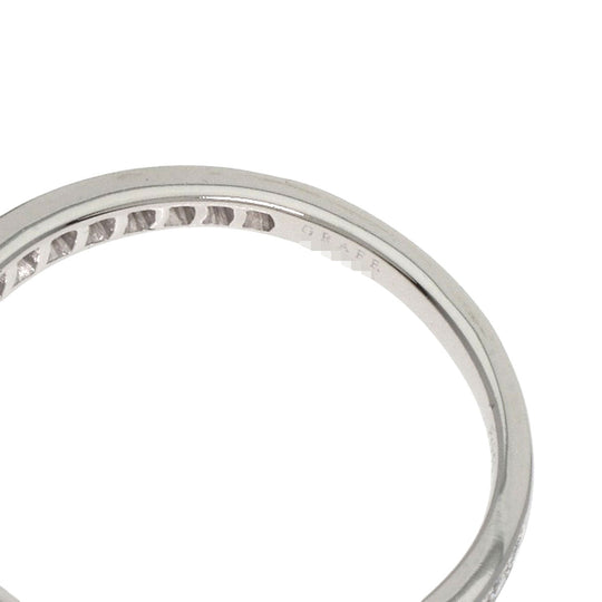 GRAFF Ring PT950 Silver diamond Women Used Authentic