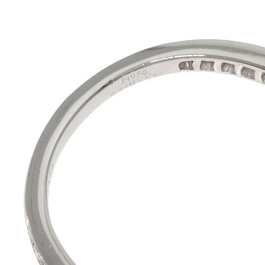 GRAFF Ring PT950 Silver diamond Women Used Authentic