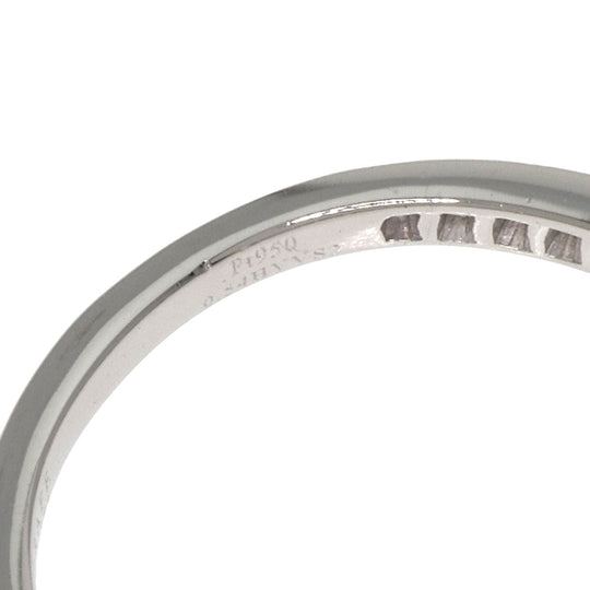GRAFF Ring PT950 Silver diamond Women Used Authentic