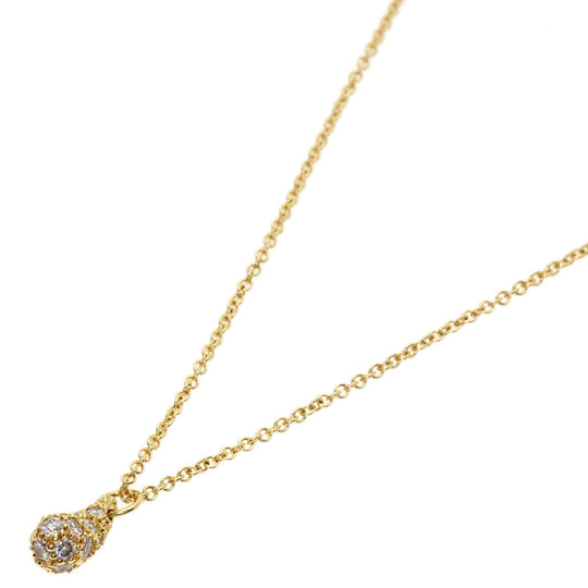 TIFFANY&Co. Necklace 18K Yellow Gold gold Teardrop Pavé Diamond