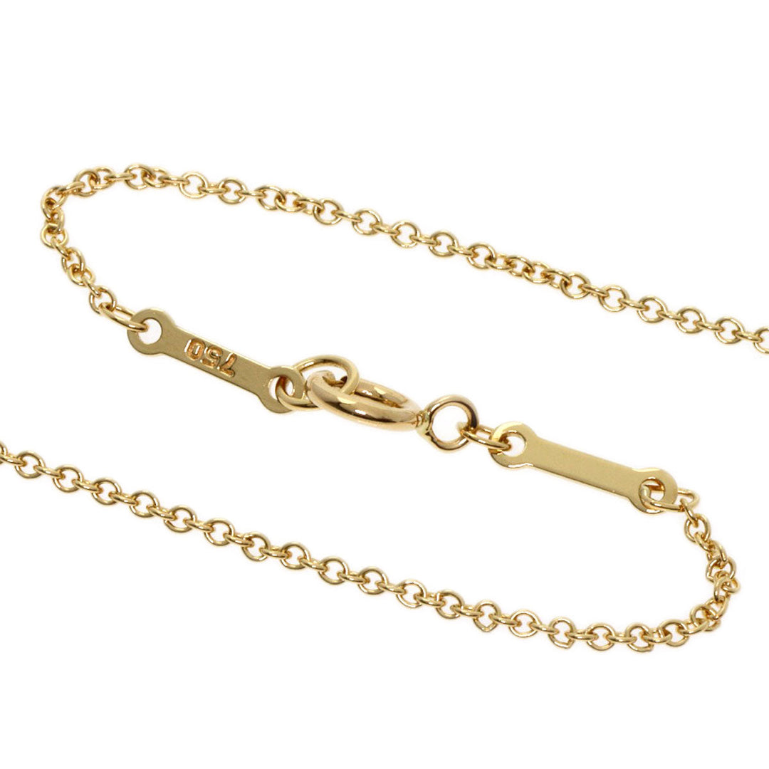 TIFFANY&Co. Necklace 18K Yellow Gold gold Teardrop Pavé Diamond