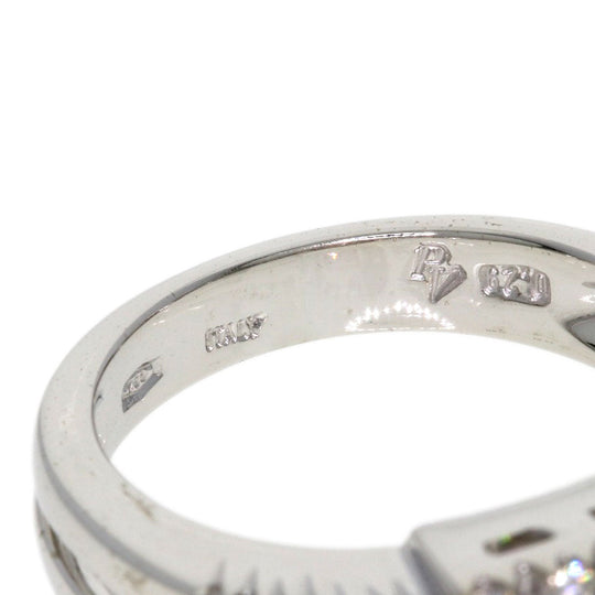 Ponte Vecchio Ring K18WG Silver Pink Tourmaline Diamond