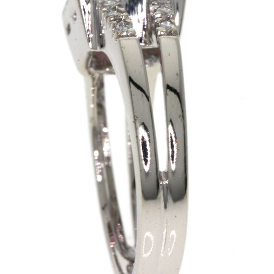 Ponte Vecchio Ring K18WG Silver Pink Tourmaline Diamond