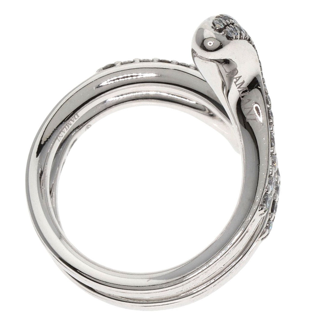 Damiani Ring K18WG Silver Eden Diamond