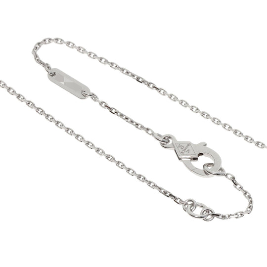 Van Cleef & Arpels Necklace K18WG Silver Socrates 1 Flower Diamond