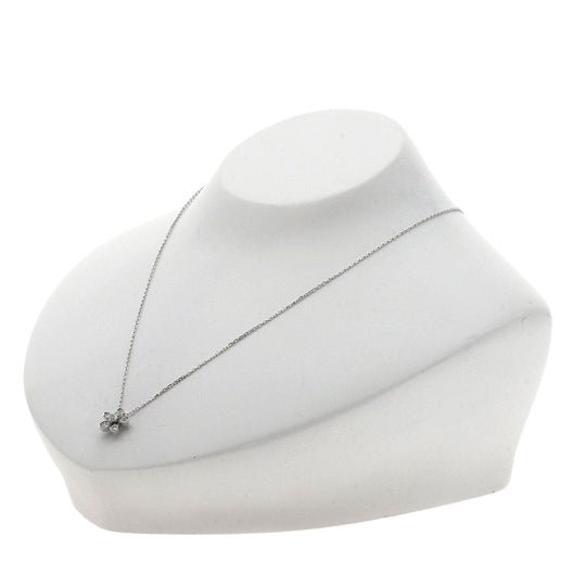 Van Cleef & Arpels Necklace K18WG Silver Socrates 1 Flower Diamond